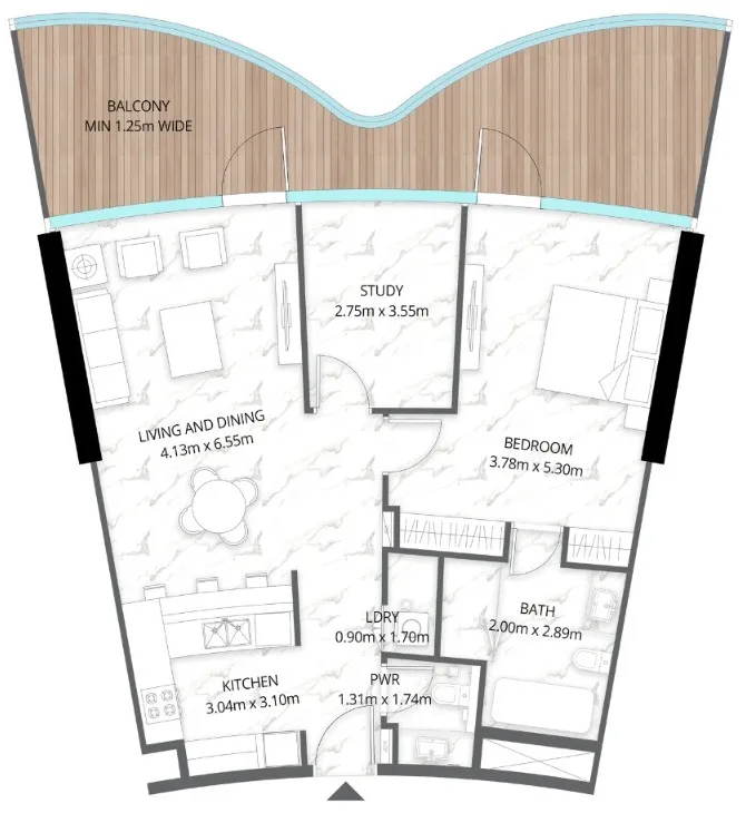 BNW Developments Aqua Arc floor plan