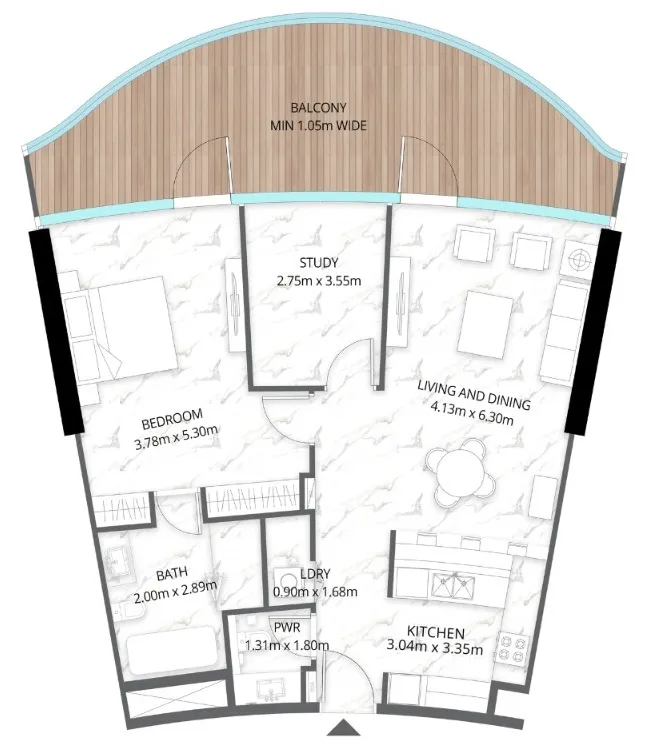 BNW Developments Aqua Arc floor plan