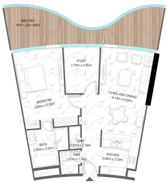 BNW Developments Aqua Arc floor plan
