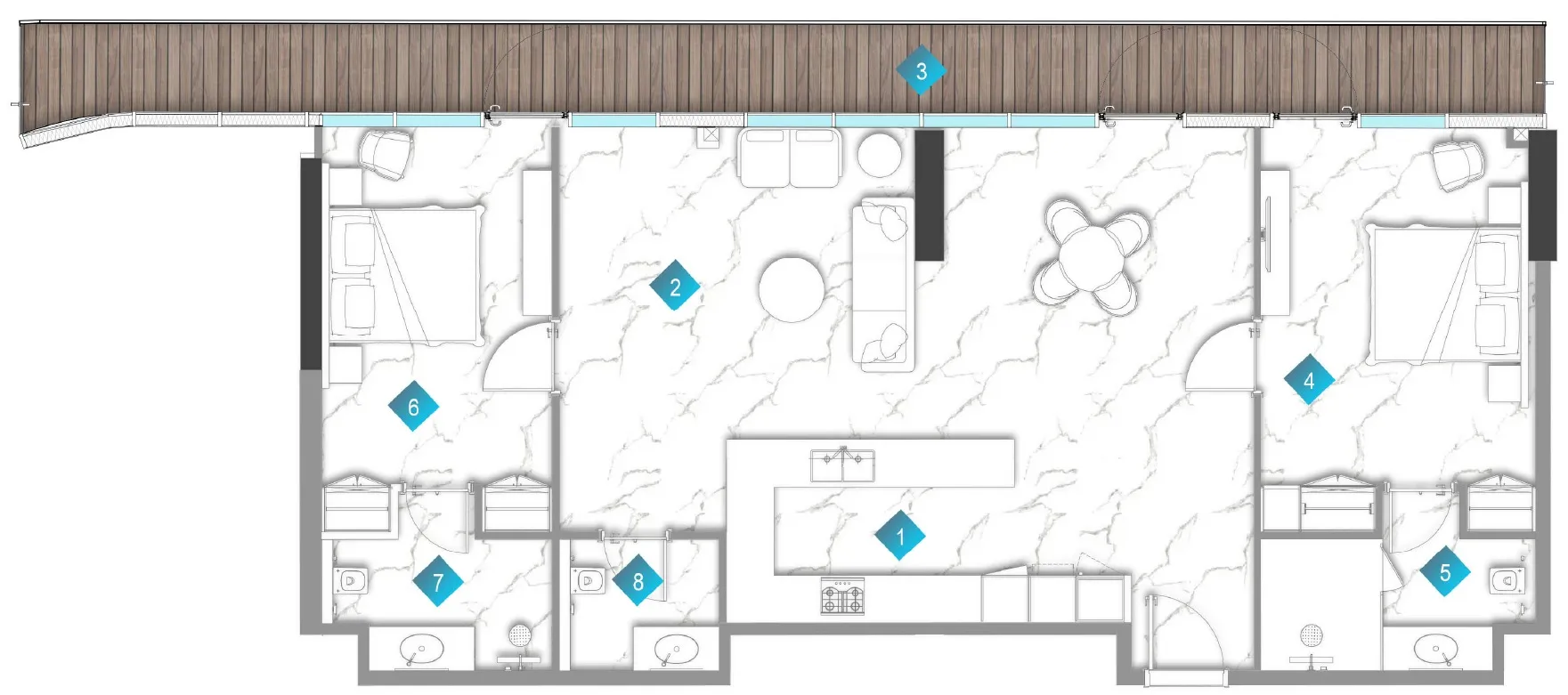 BNW Developments Aqua Arc floor plan