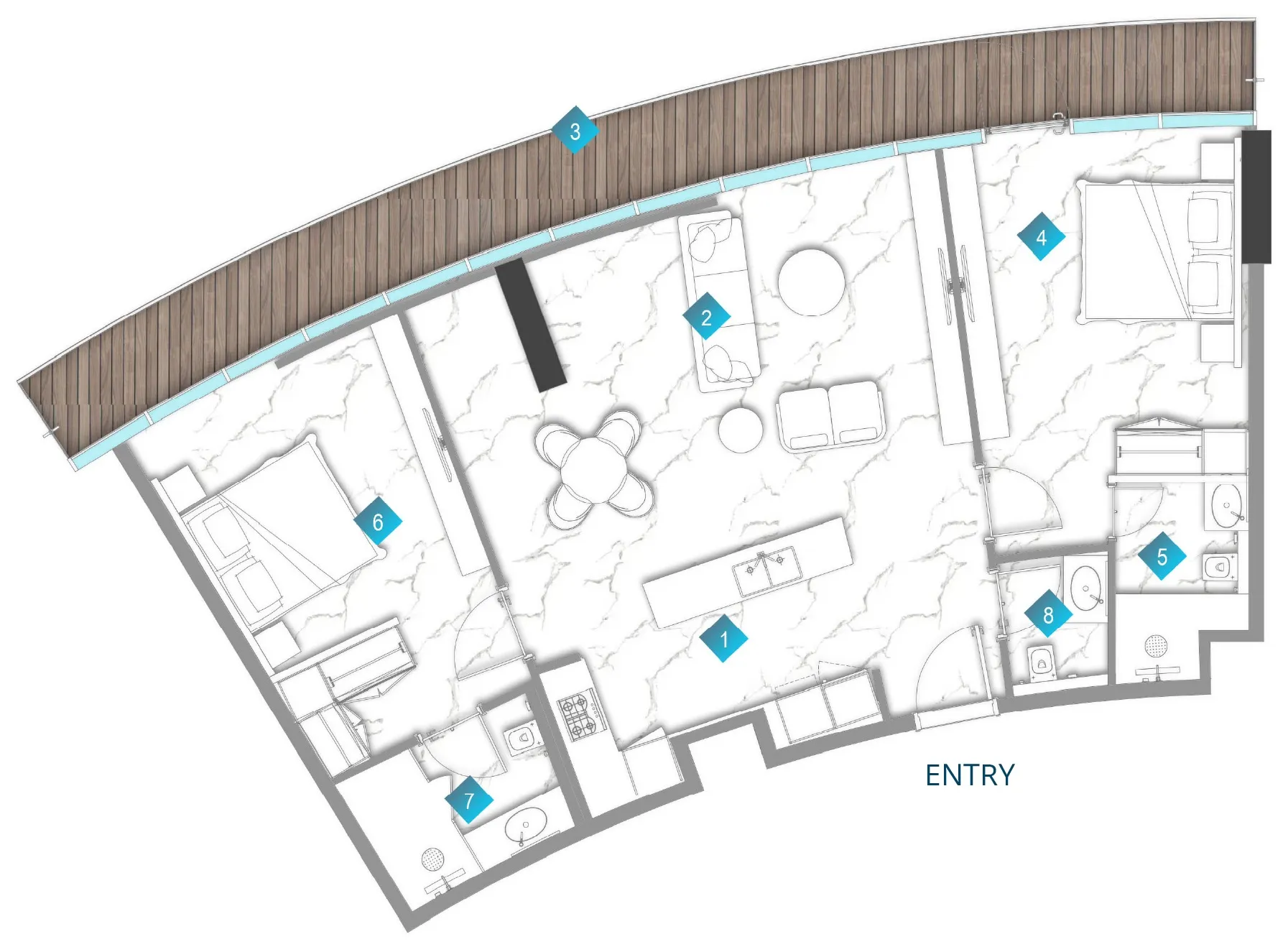 BNW Developments Aqua Arc floor plan