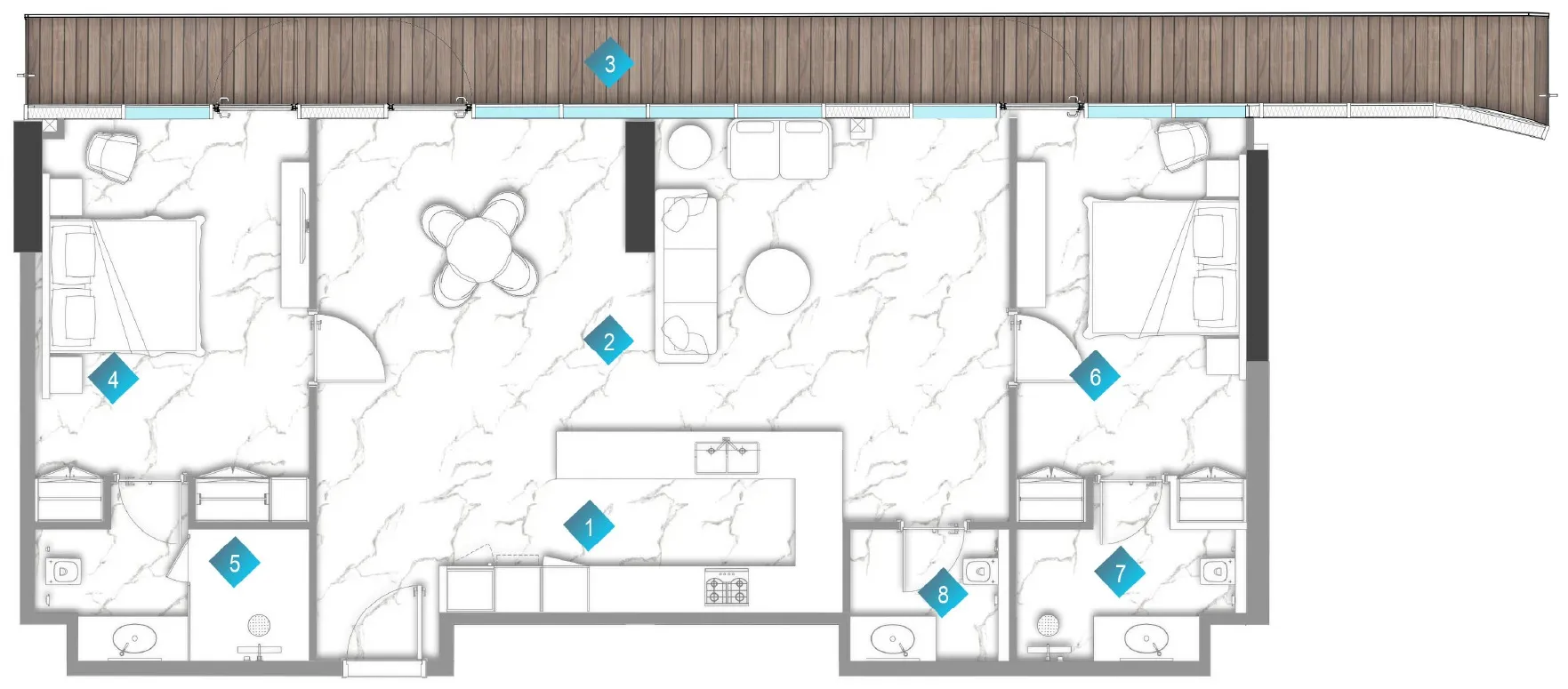 BNW Developments Aqua Arc floor plan