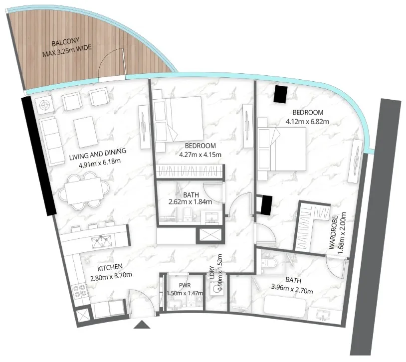 BNW Developments Aqua Arc floor plan