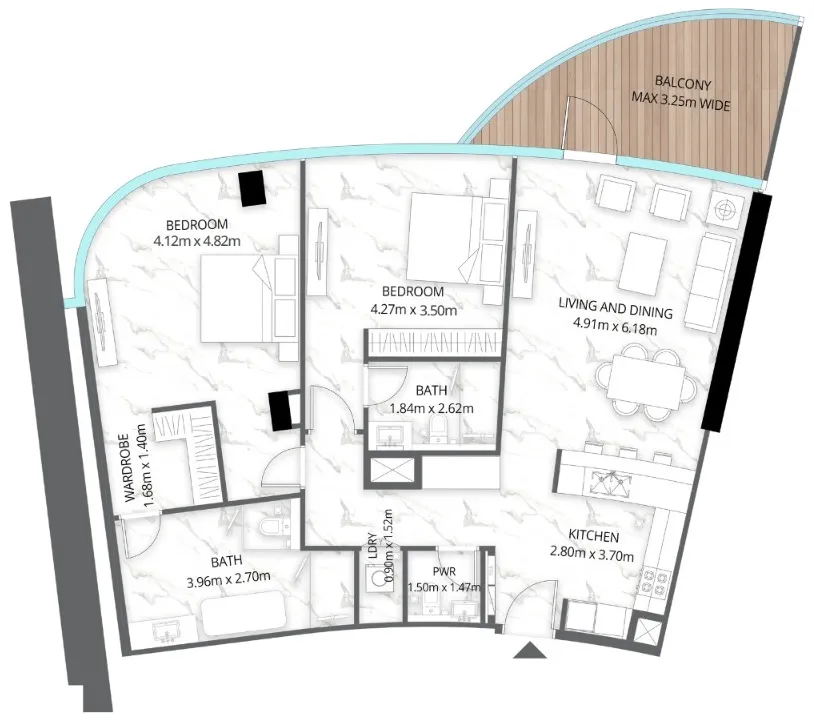 BNW Developments Aqua Arc floor plan
