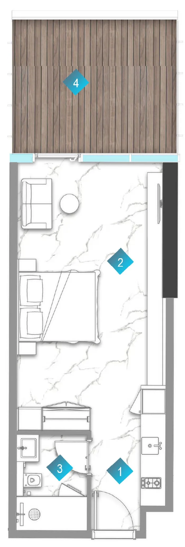 BNW Developments Aqua Arc floor plan