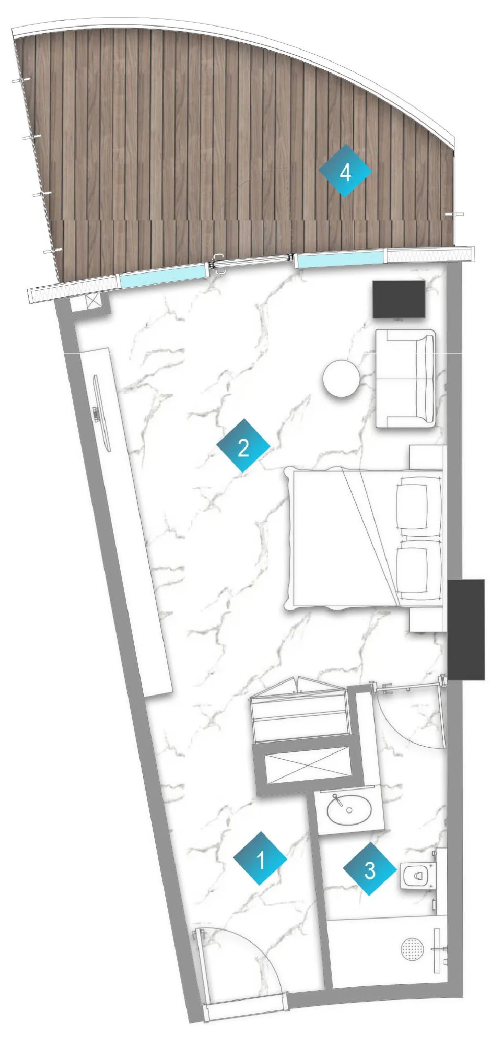 BNW Developments Aqua Arc floor plan