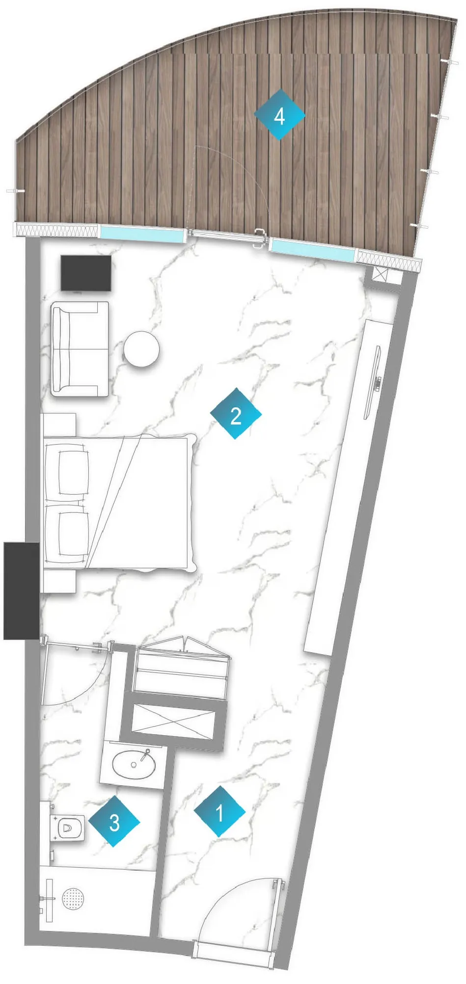 BNW Developments Aqua Arc floor plan