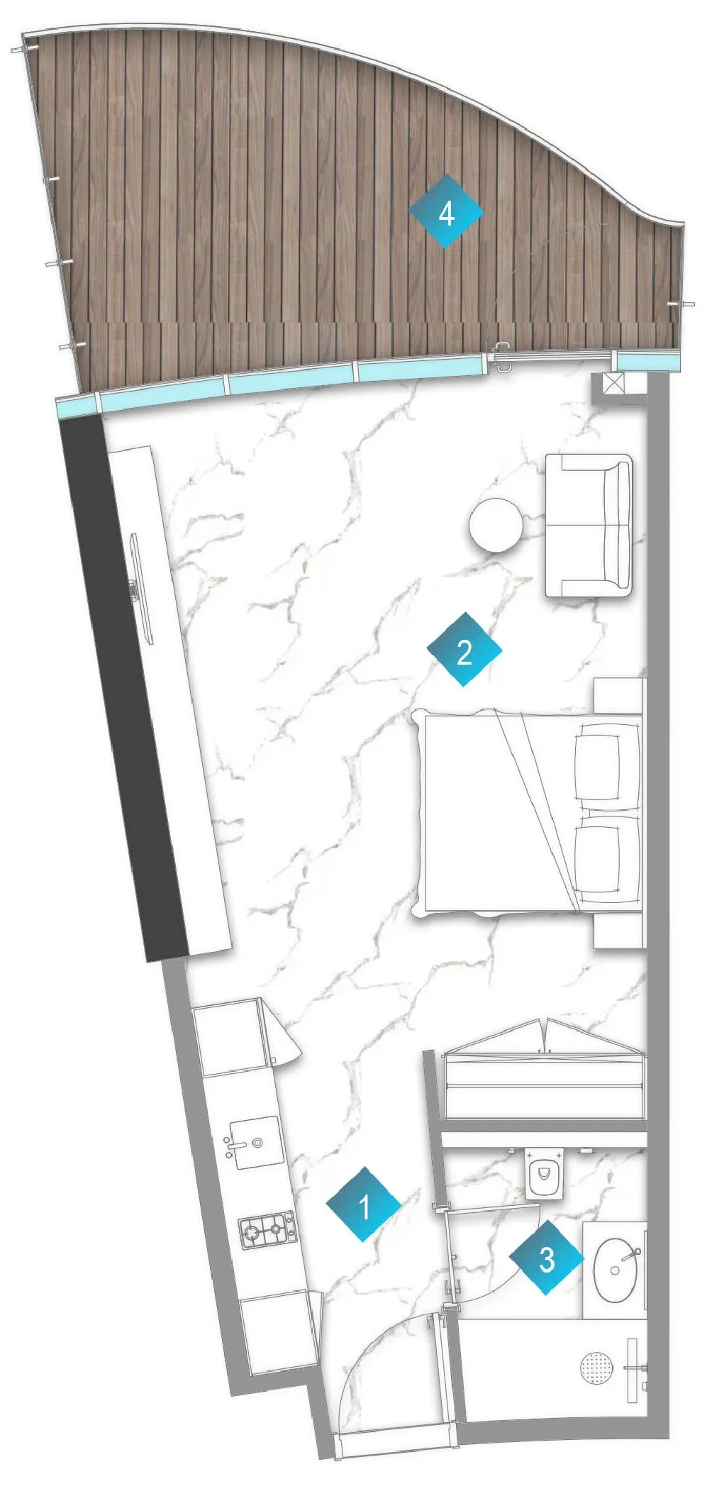 BNW Developments Aqua Arc floor plan