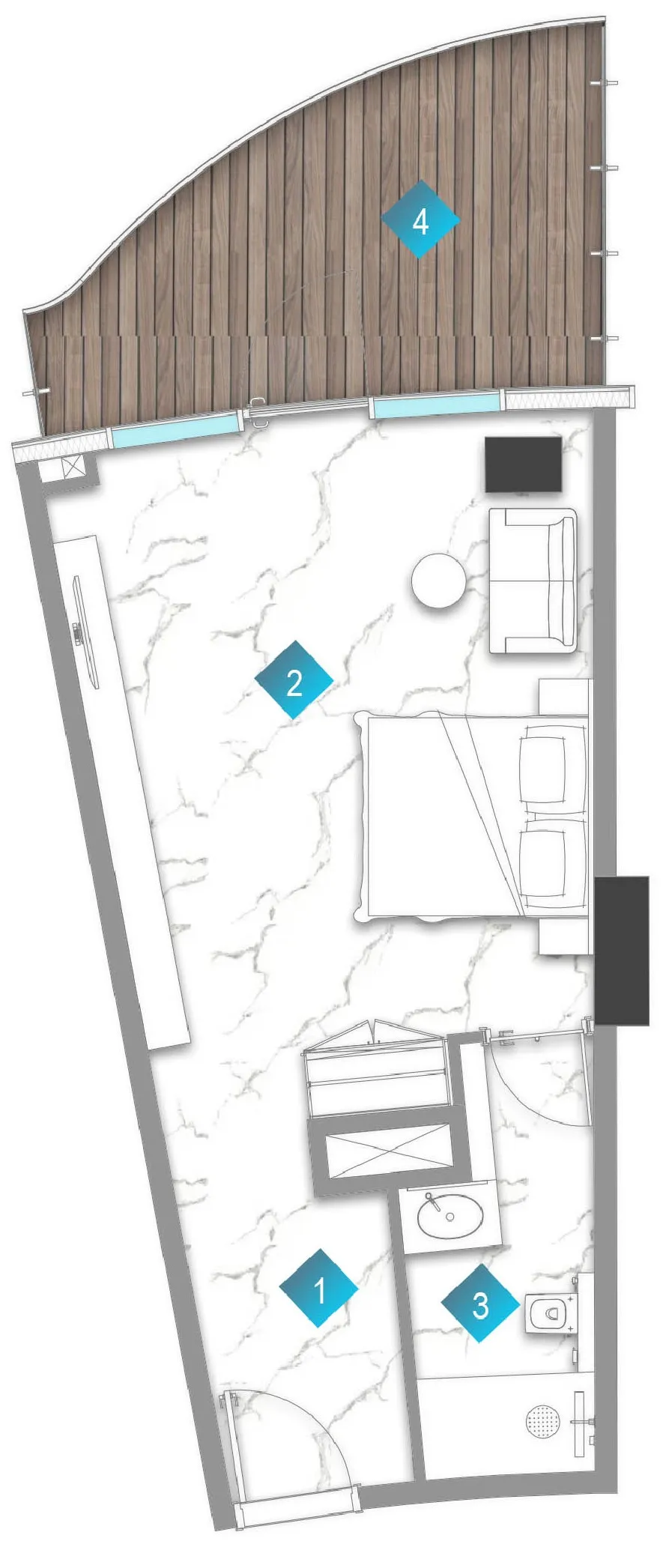 BNW Developments Aqua Arc floor plan