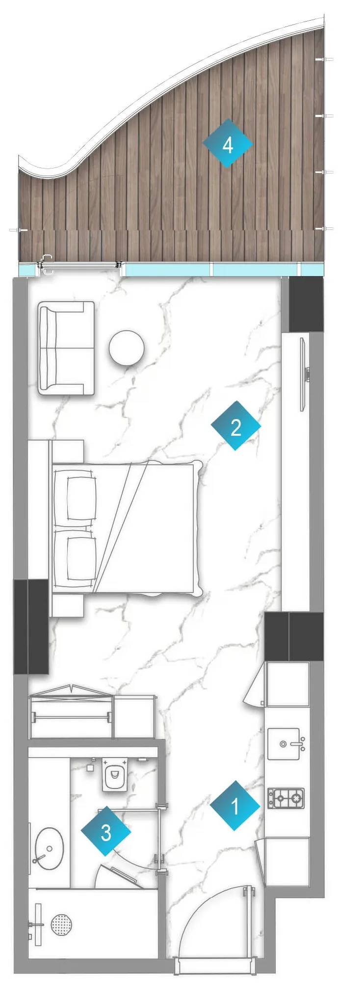 BNW Developments Aqua Arc floor plan