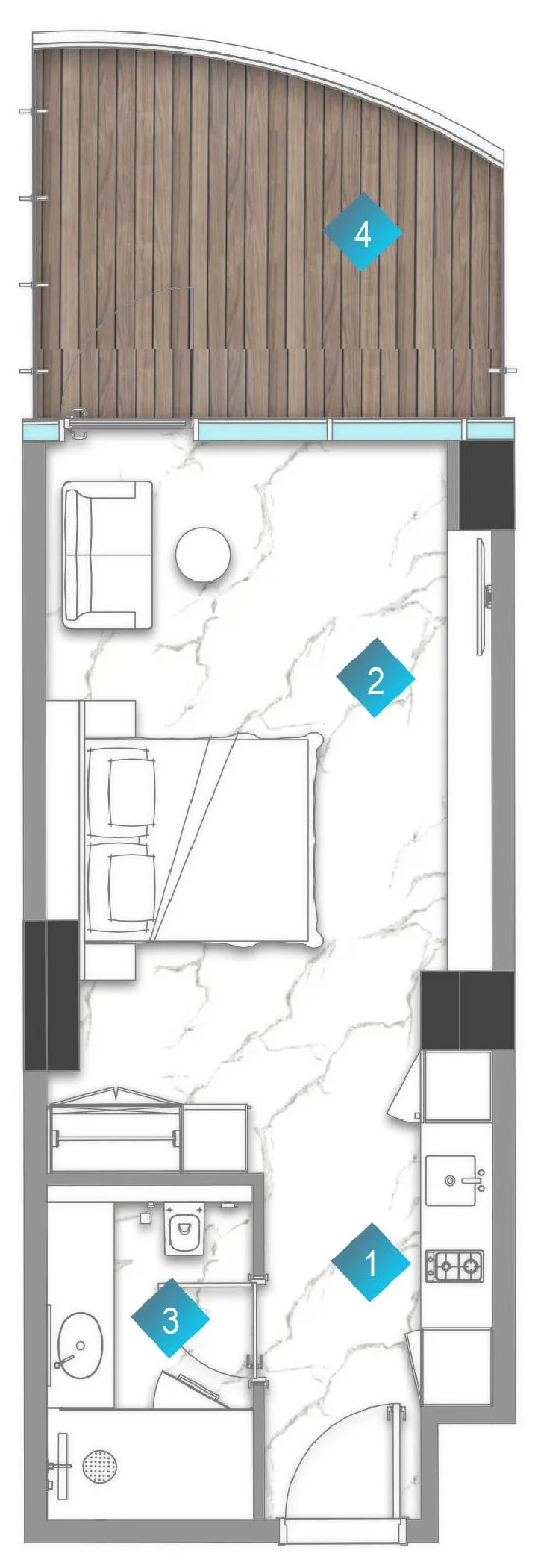 BNW Developments Aqua Arc floor plan
