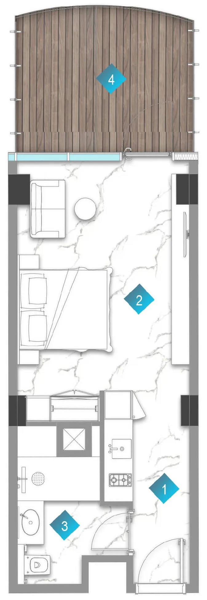 BNW Developments Aqua Arc floor plan