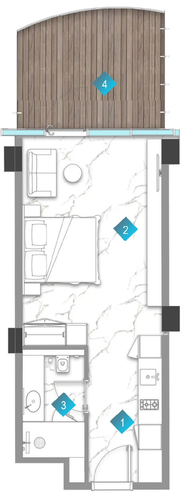 BNW Developments Aqua Arc floor plan