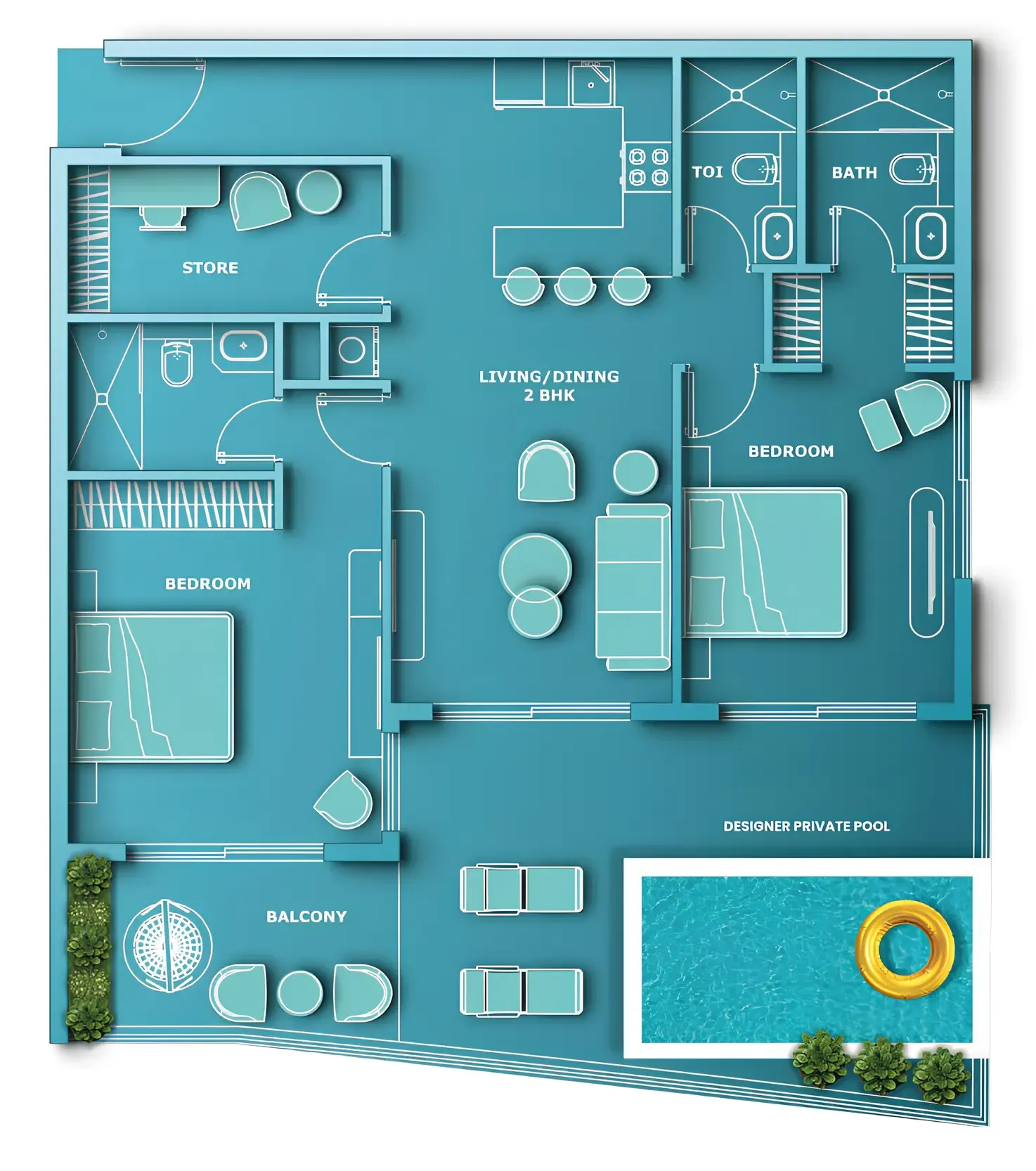 Vincitore Aqua Dimore floor plan