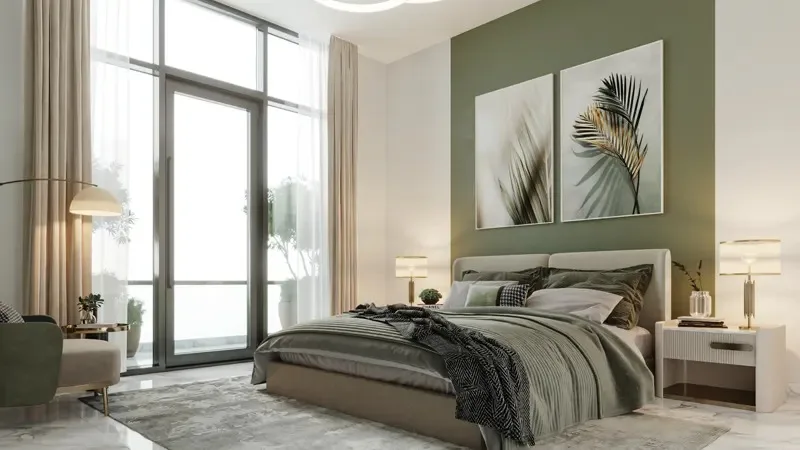 Interior at Aras Heights in Majan Dubai