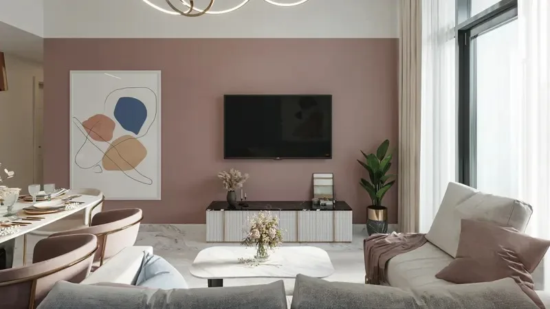 Interior at Aras Heights in Majan Dubai
