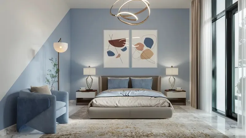 Interior at Aras Heights in Majan Dubai