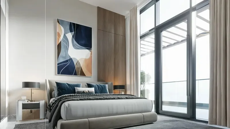 Interior at Aras Heights in Majan Dubai