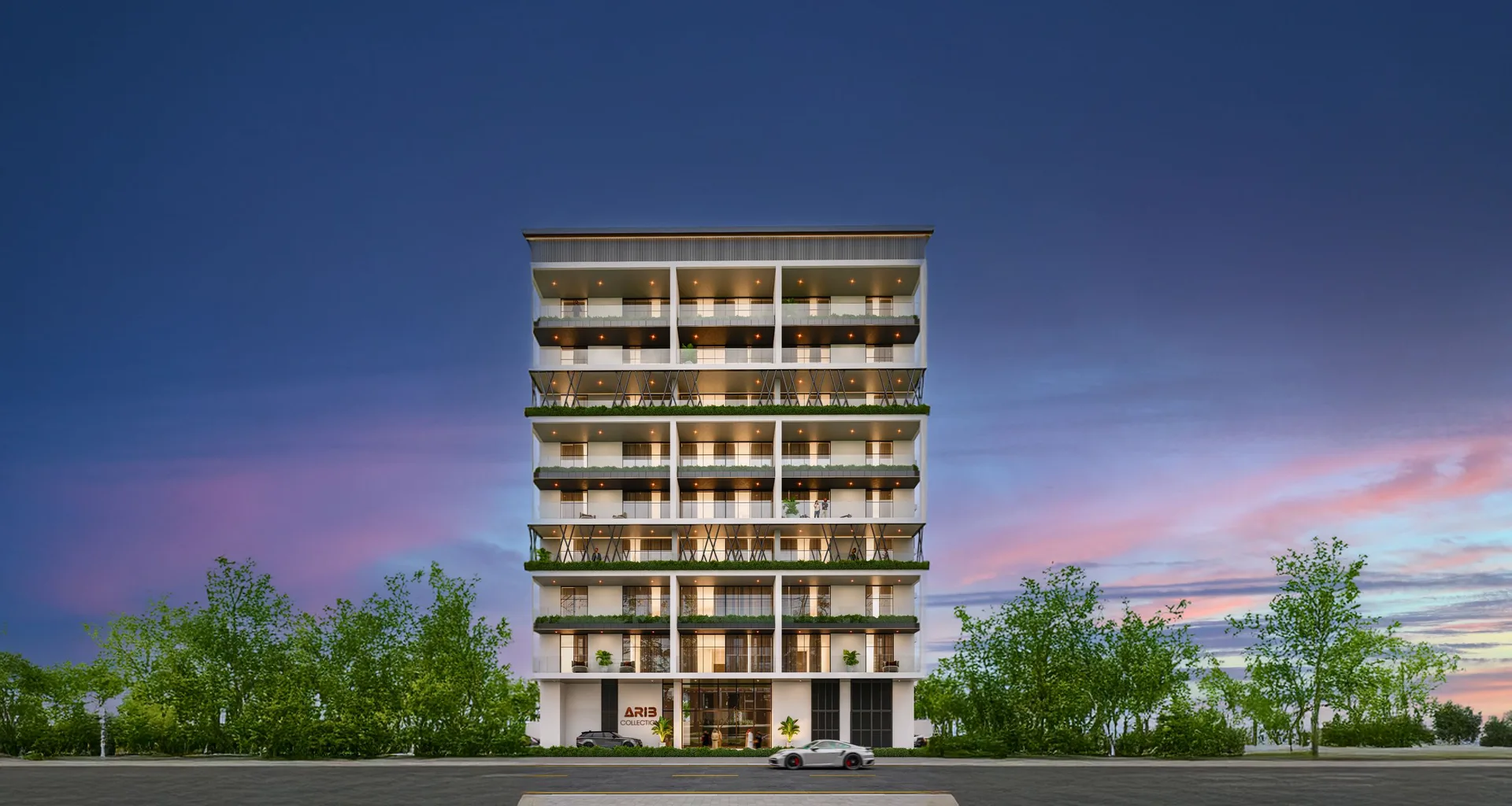 Exterior at Arib Collection in Dubailand Residence Complex Dubai