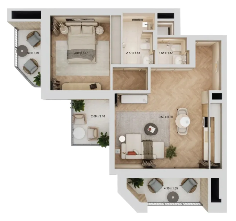 Qube Development Arisha Terraces floor plan