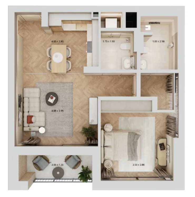 Qube Development Arisha Terraces floor plan