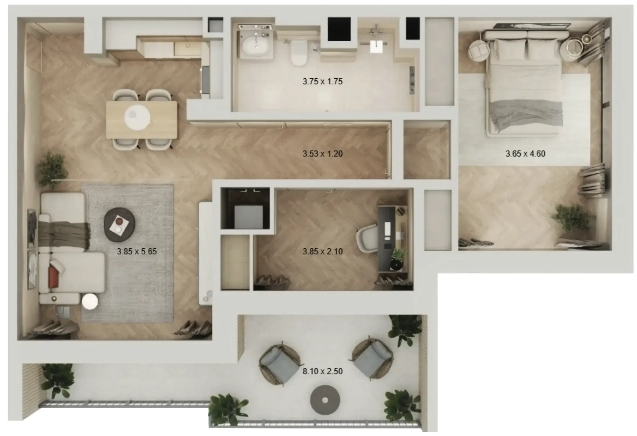 Qube Development Arisha Terraces floor plan