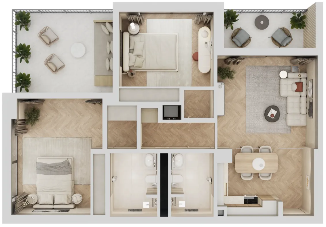 Qube Development Arisha Terraces floor plan