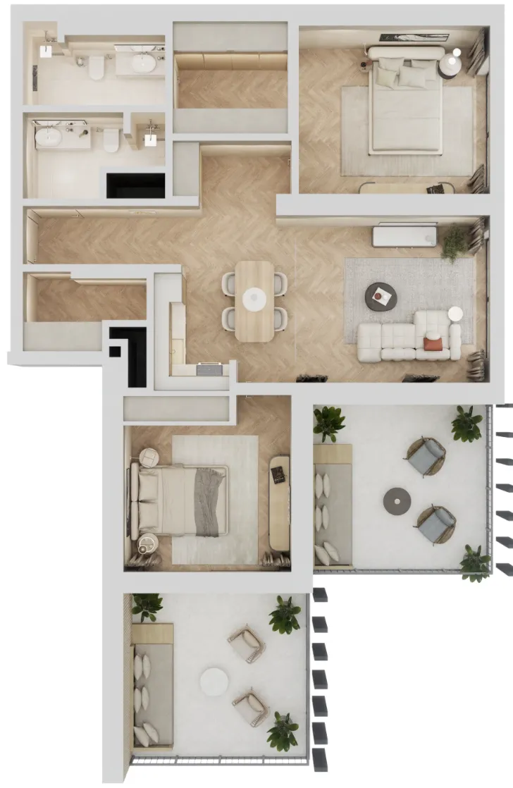 Qube Development Arisha Terraces floor plan
