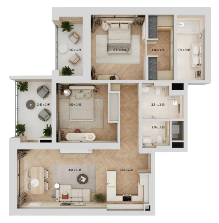 Qube Development Arisha Terraces floor plan