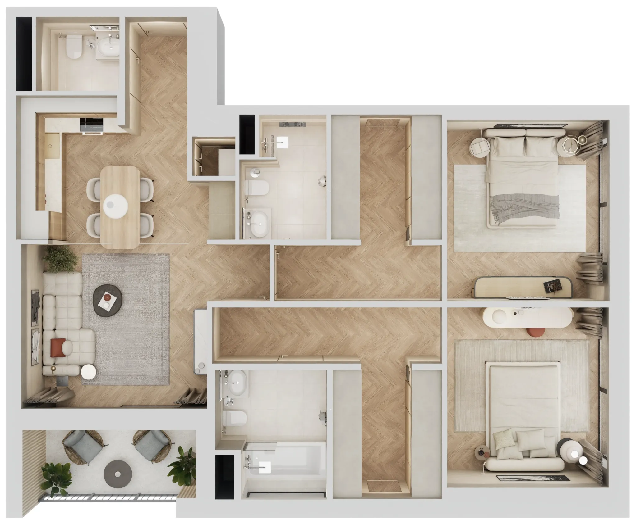Qube Development Arisha Terraces floor plan