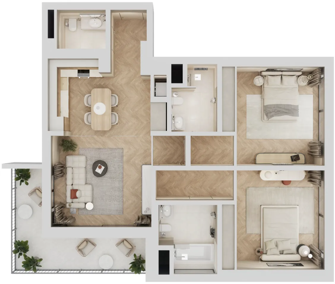 Qube Development Arisha Terraces floor plan