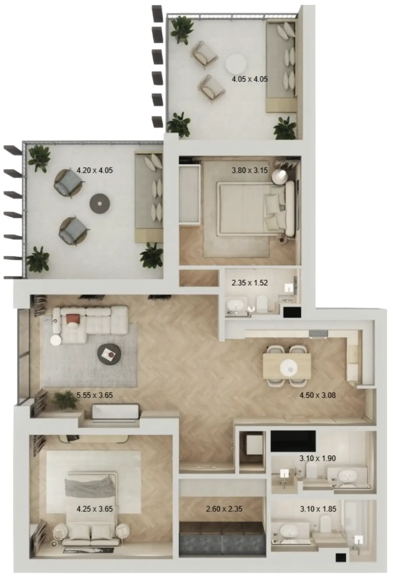 Qube Development Arisha Terraces floor plan