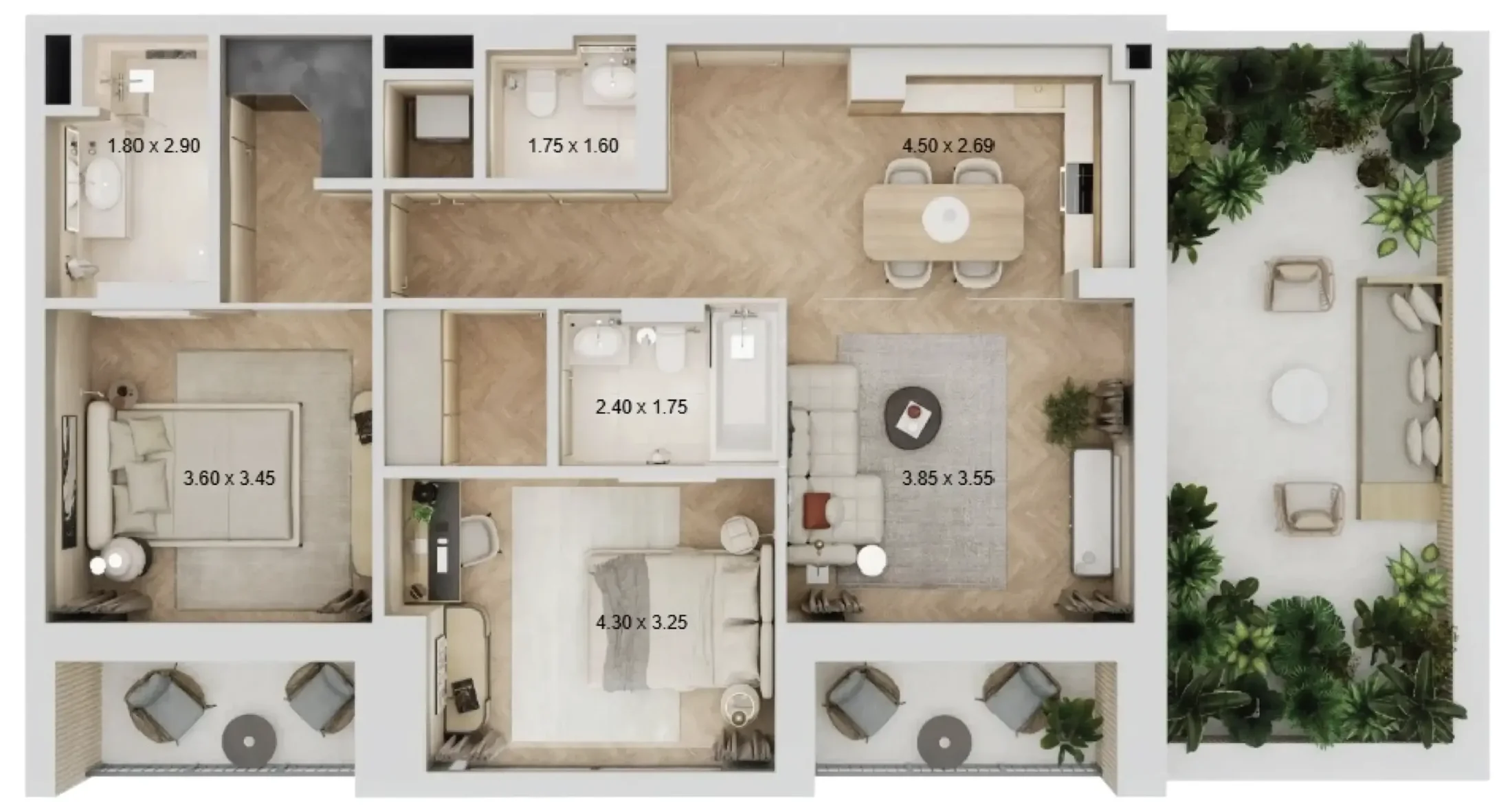Qube Development Arisha Terraces floor plan
