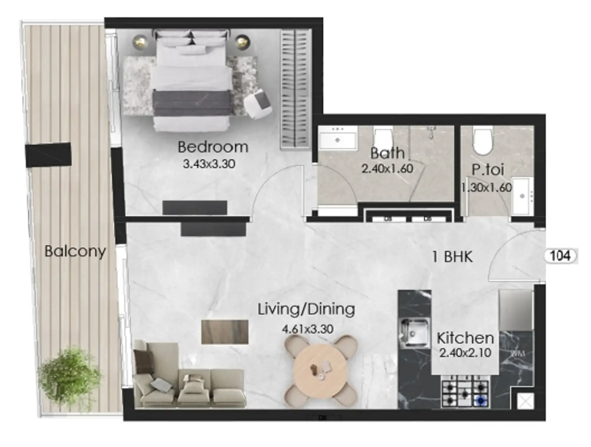 OKSA Developer Aristo floor plan