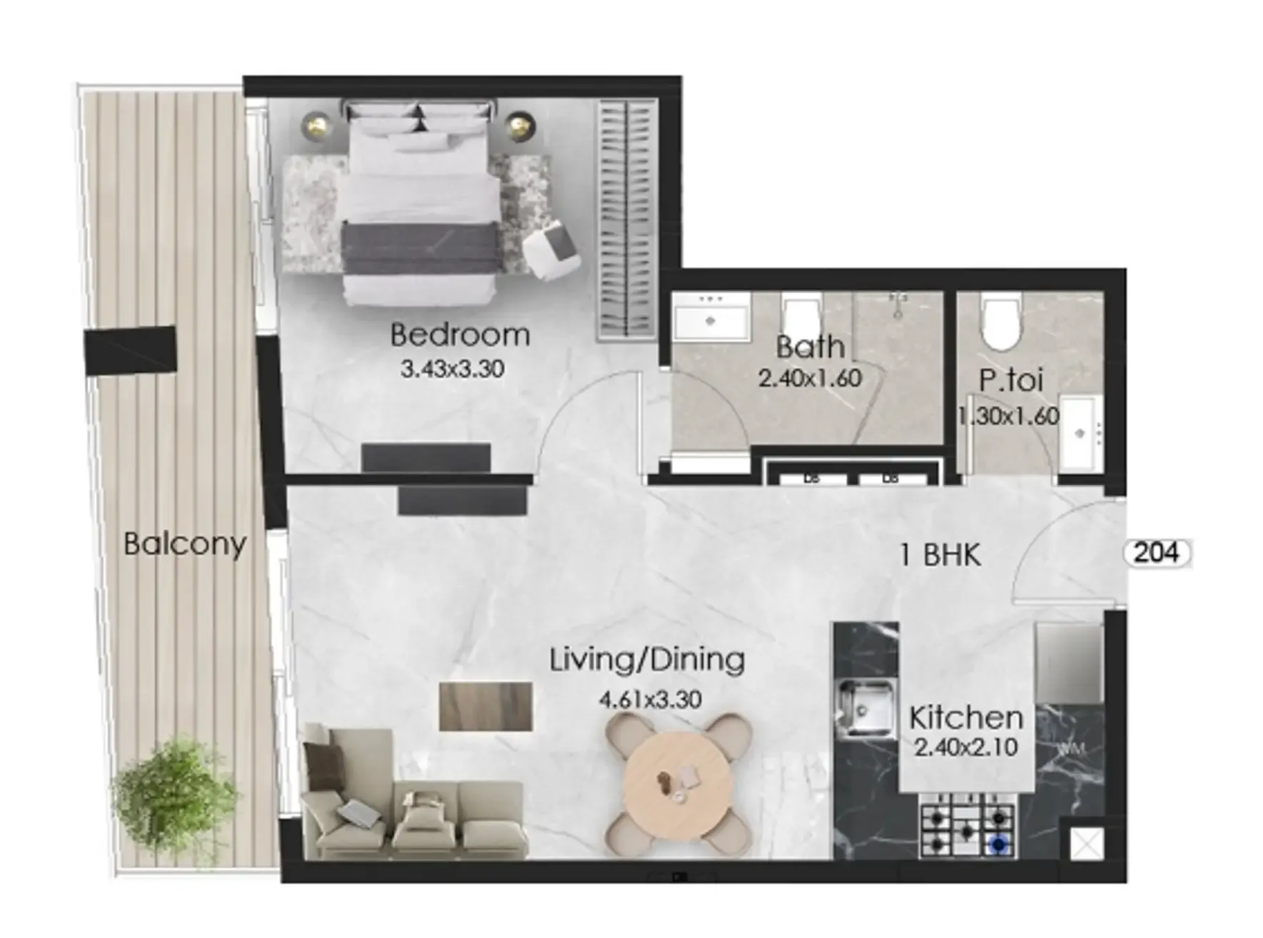 OKSA Developer Aristo floor plan