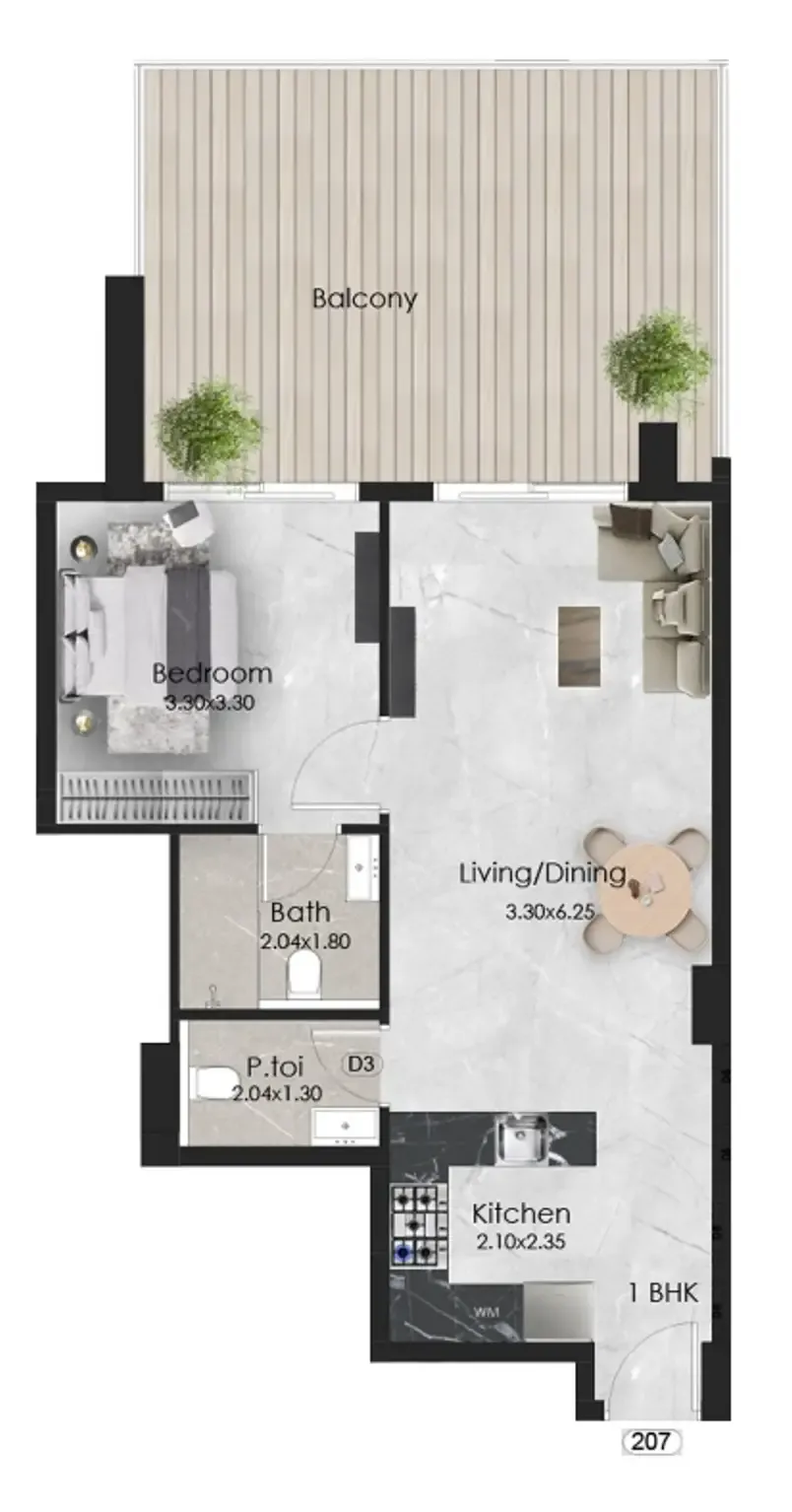 OKSA Developer Aristo floor plan