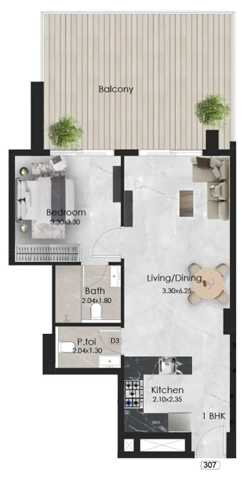 OKSA Developer Aristo floor plan