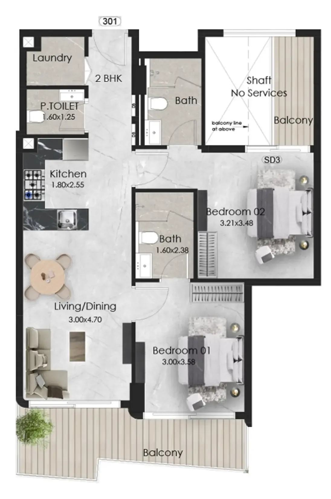 OKSA Developer Aristo floor plan