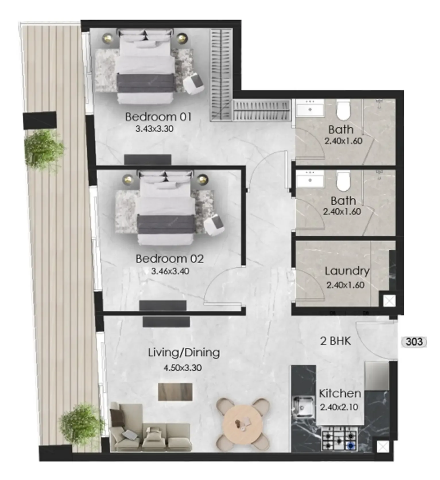 OKSA Developer Aristo floor plan