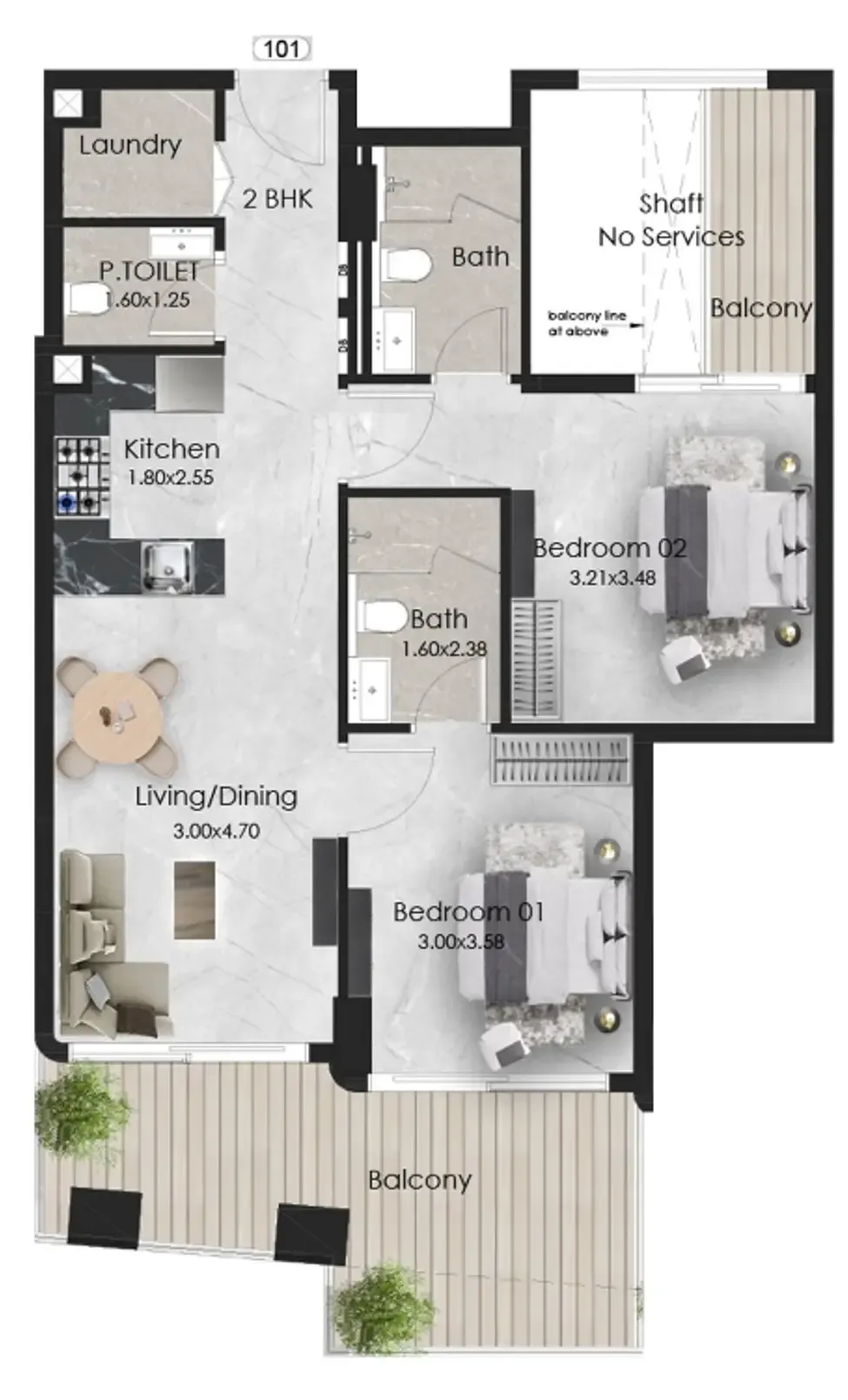 OKSA Developer Aristo floor plan