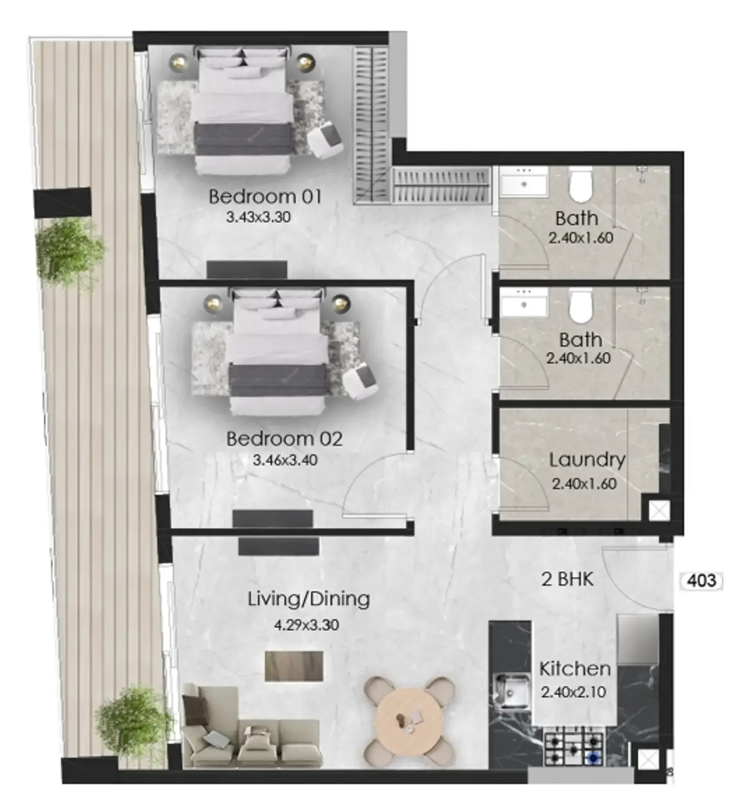 OKSA Developer Aristo floor plan