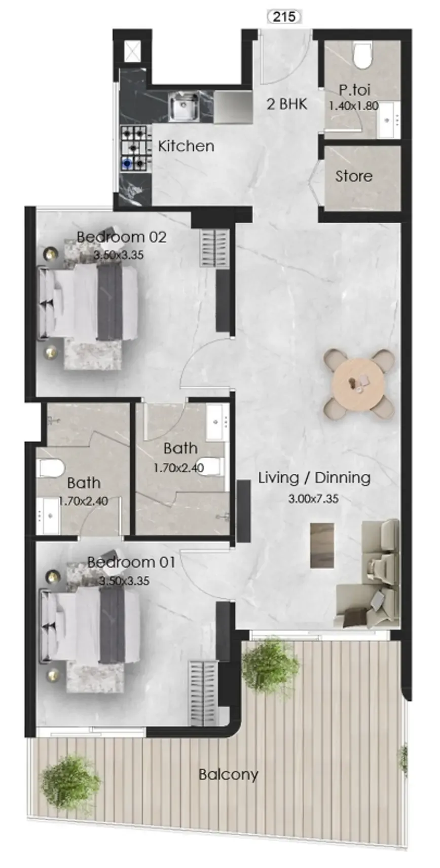 OKSA Developer Aristo floor plan