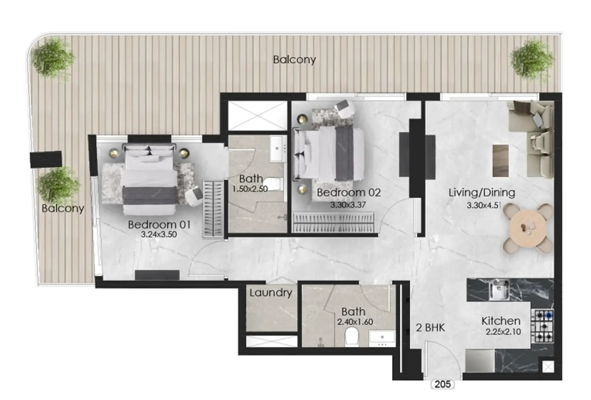 OKSA Developer Aristo floor plan