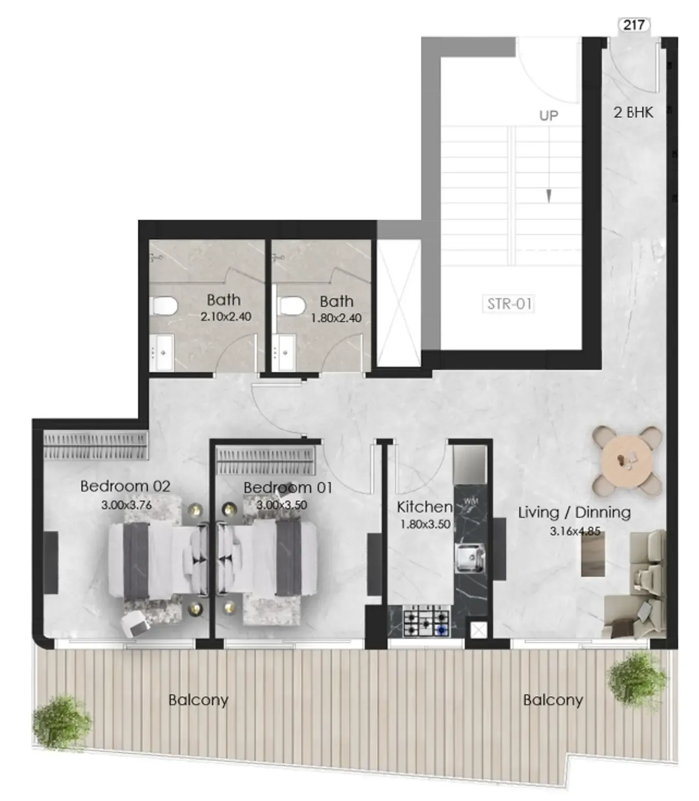 OKSA Developer Aristo floor plan
