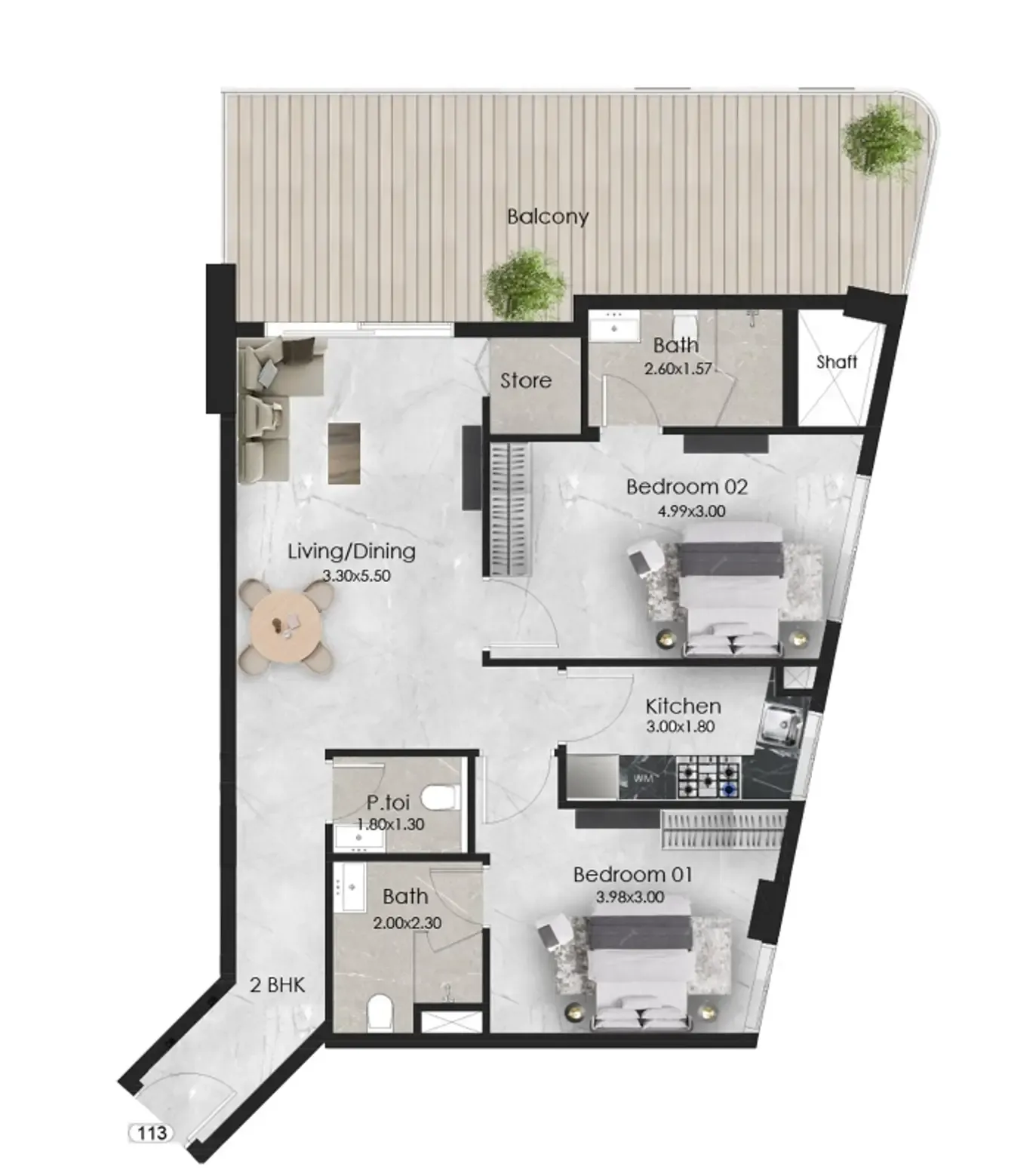 OKSA Developer Aristo floor plan