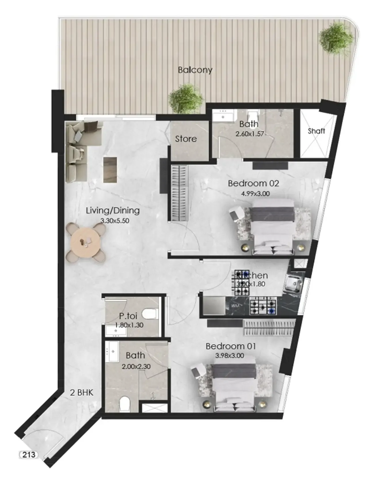 OKSA Developer Aristo floor plan