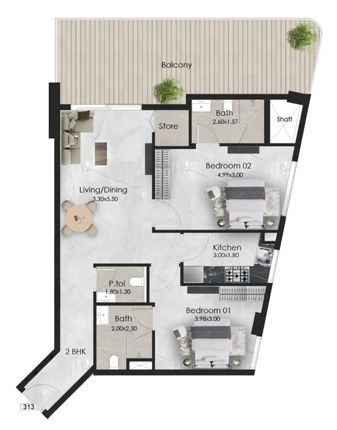 OKSA Developer Aristo floor plan