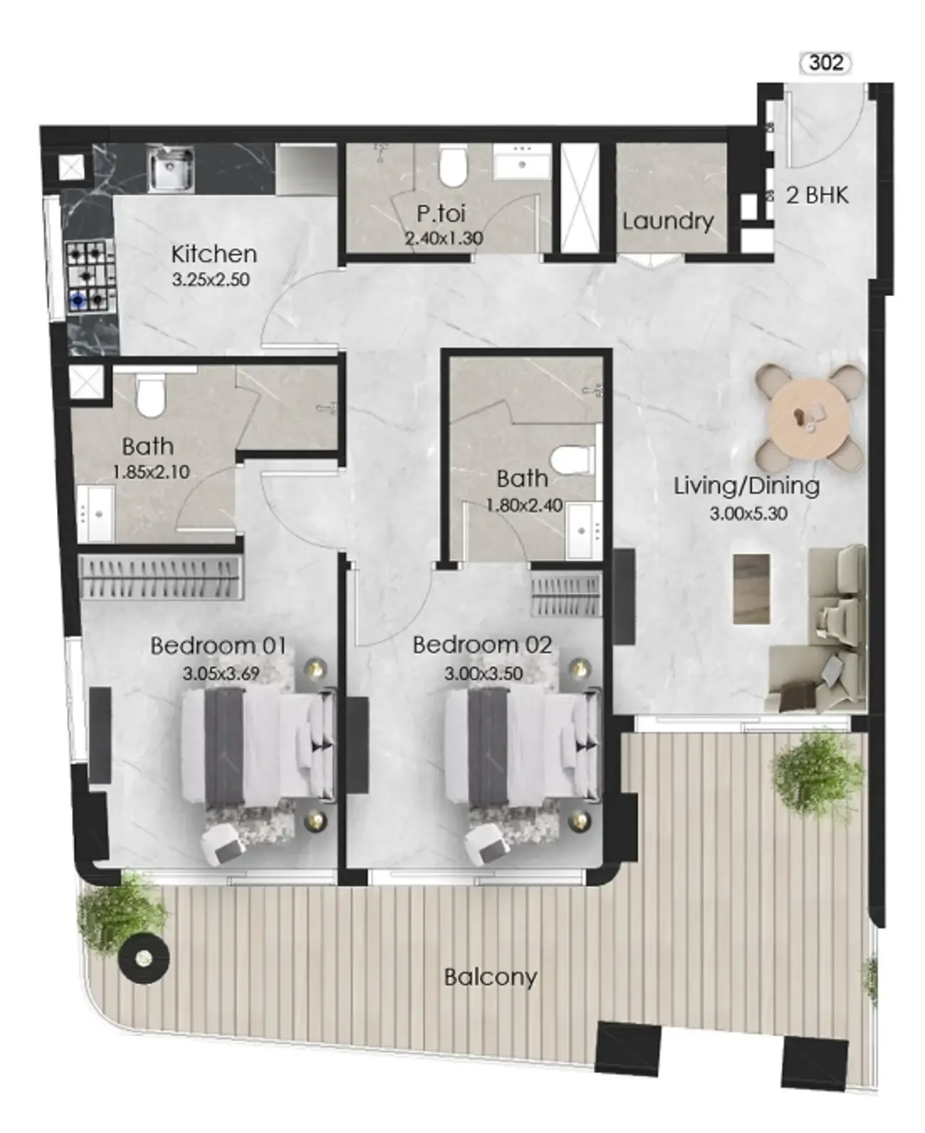 OKSA Developer Aristo floor plan