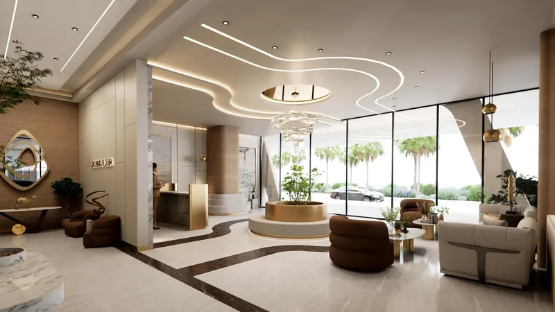 Lobby at Aristo in Dubai South Dubai