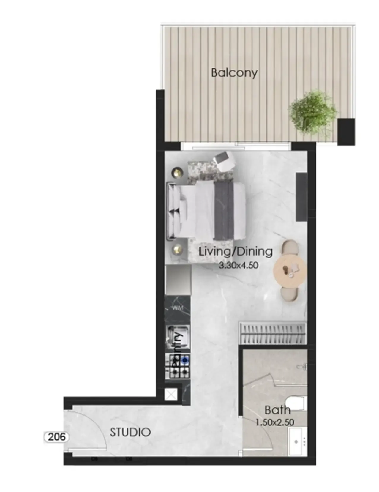 OKSA Developer Aristo floor plan